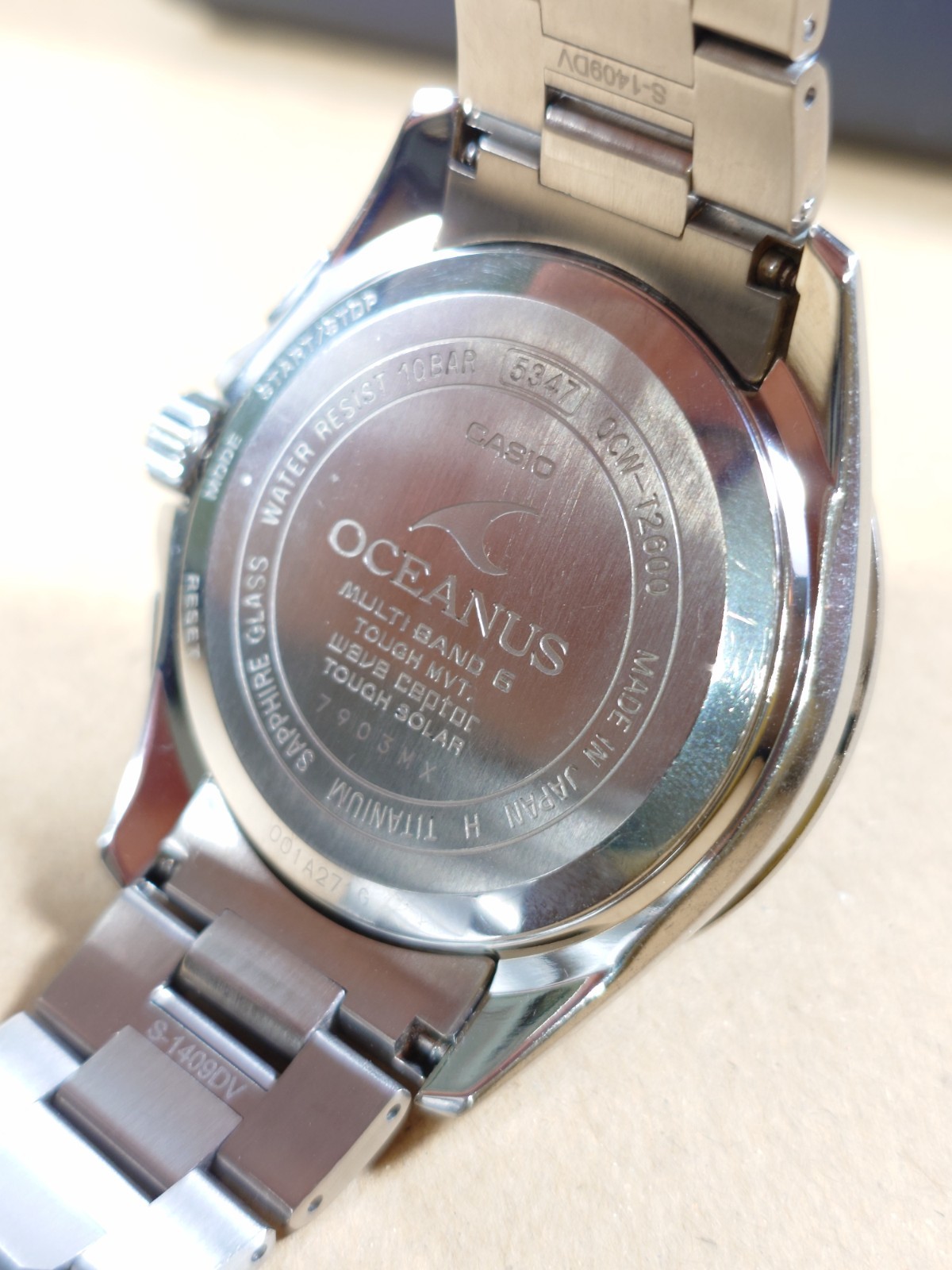 Casio Oceanus OCW-T2600 – JDM Titanium Solar Radio-Controlled – Full Set – UK