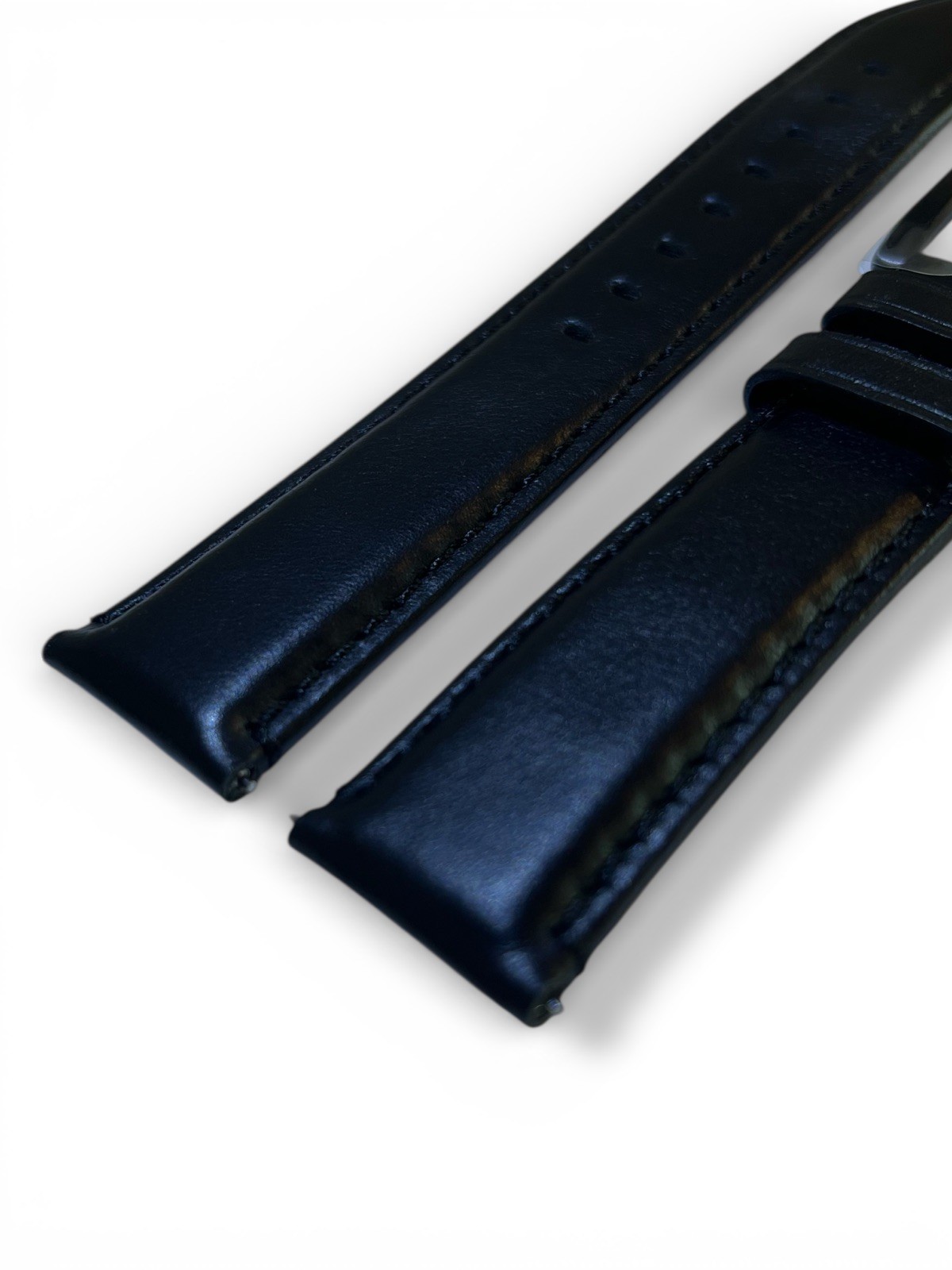 Premium Leather Strap | 22mm Genuine Leather | Field Band | Military grade