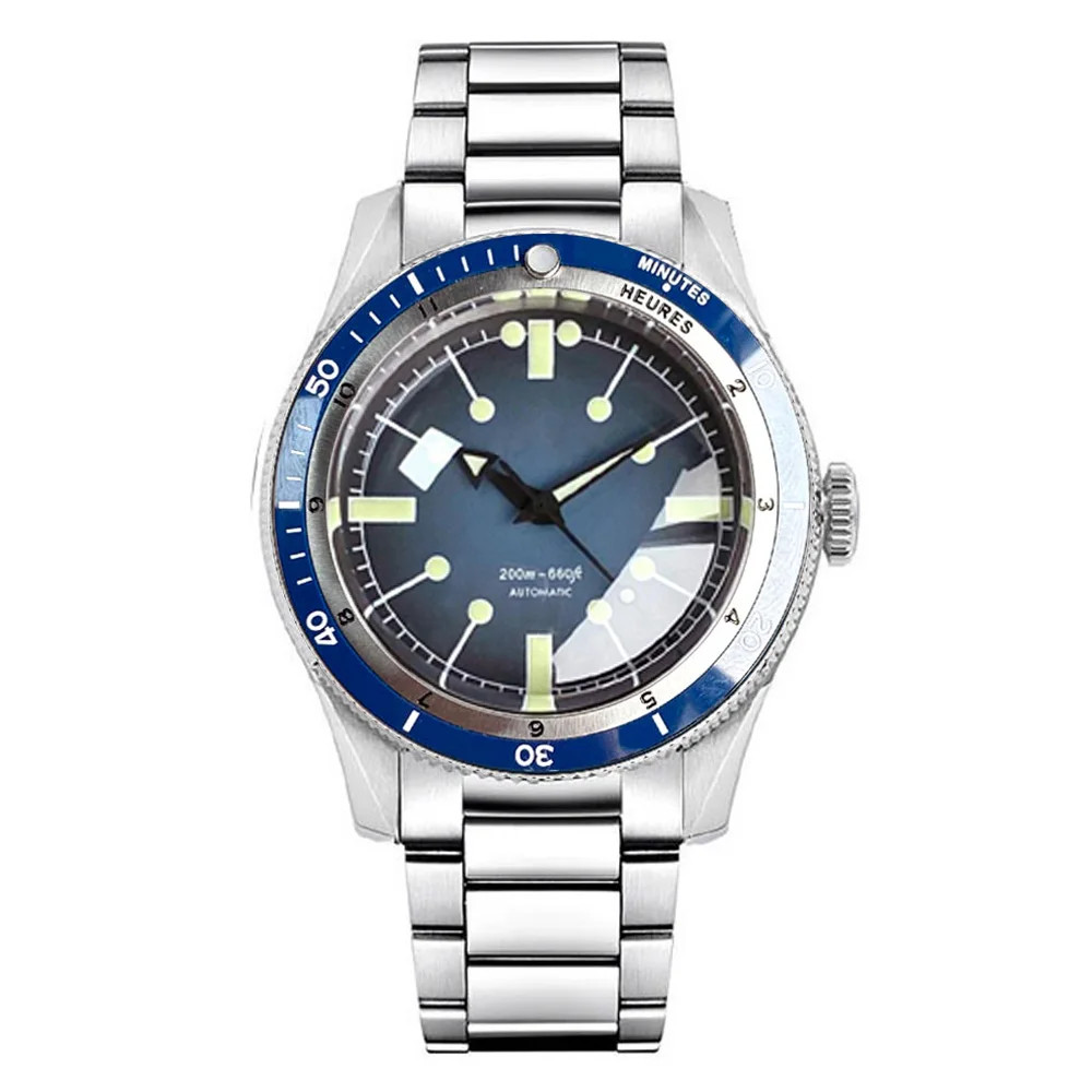 Tandorio NH35A PT5000 Automatic Dive Watch 200m Waterproof Sapphire Ceramic Men