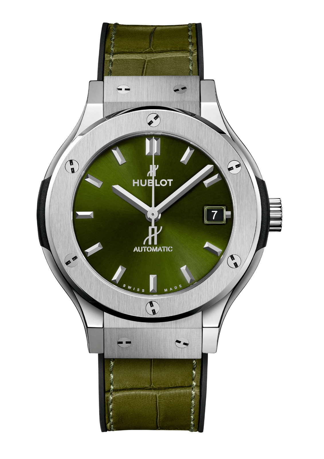 HUBLOT 565.NX.8970.LR CLASSIC FUSION TITANIUM GREEN 38 MM