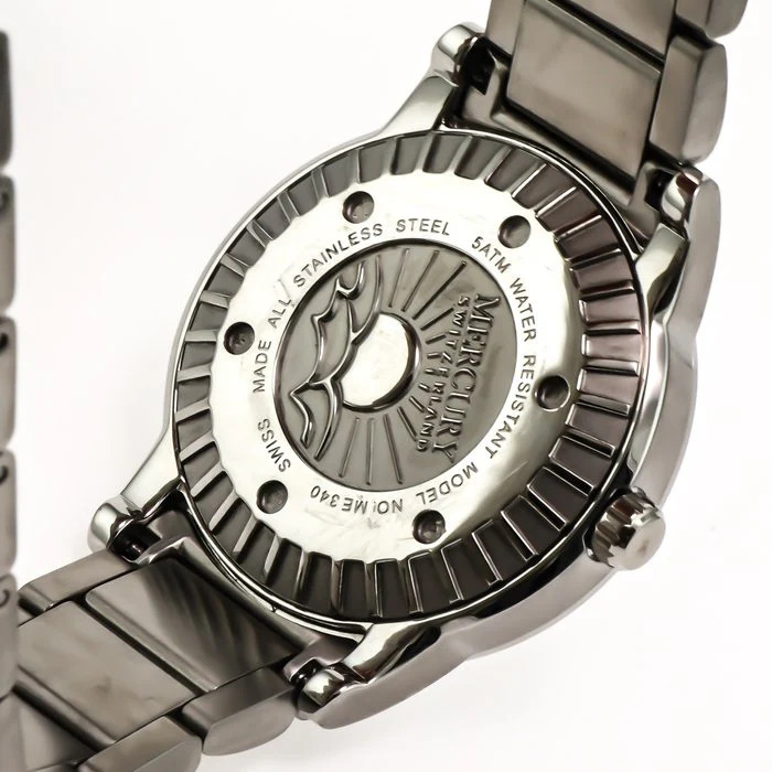 Mercury – Swiss Watch – ME340-SS-1 Quartz 36 mm ME340 50m (5 ATM, 169 ft)