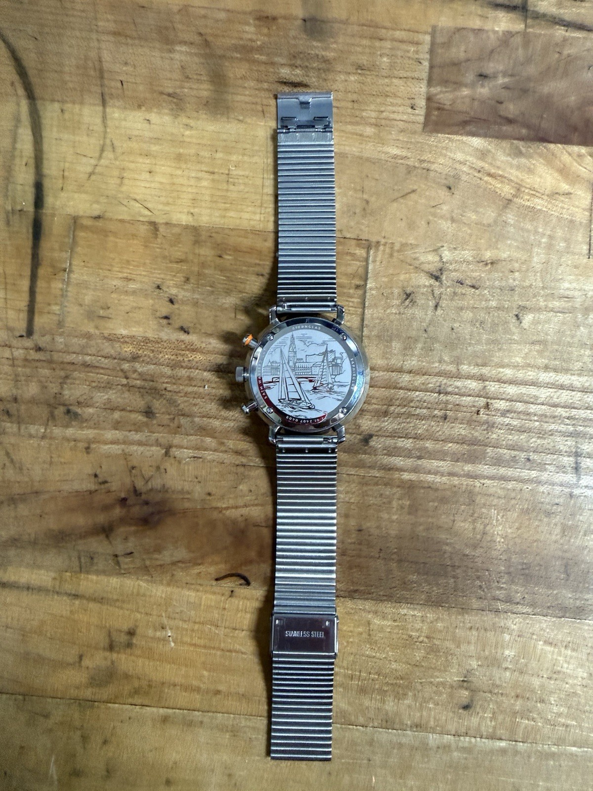 Sternglas Hamburg Chrono Regatta Quartz Chronograph Analog Watch