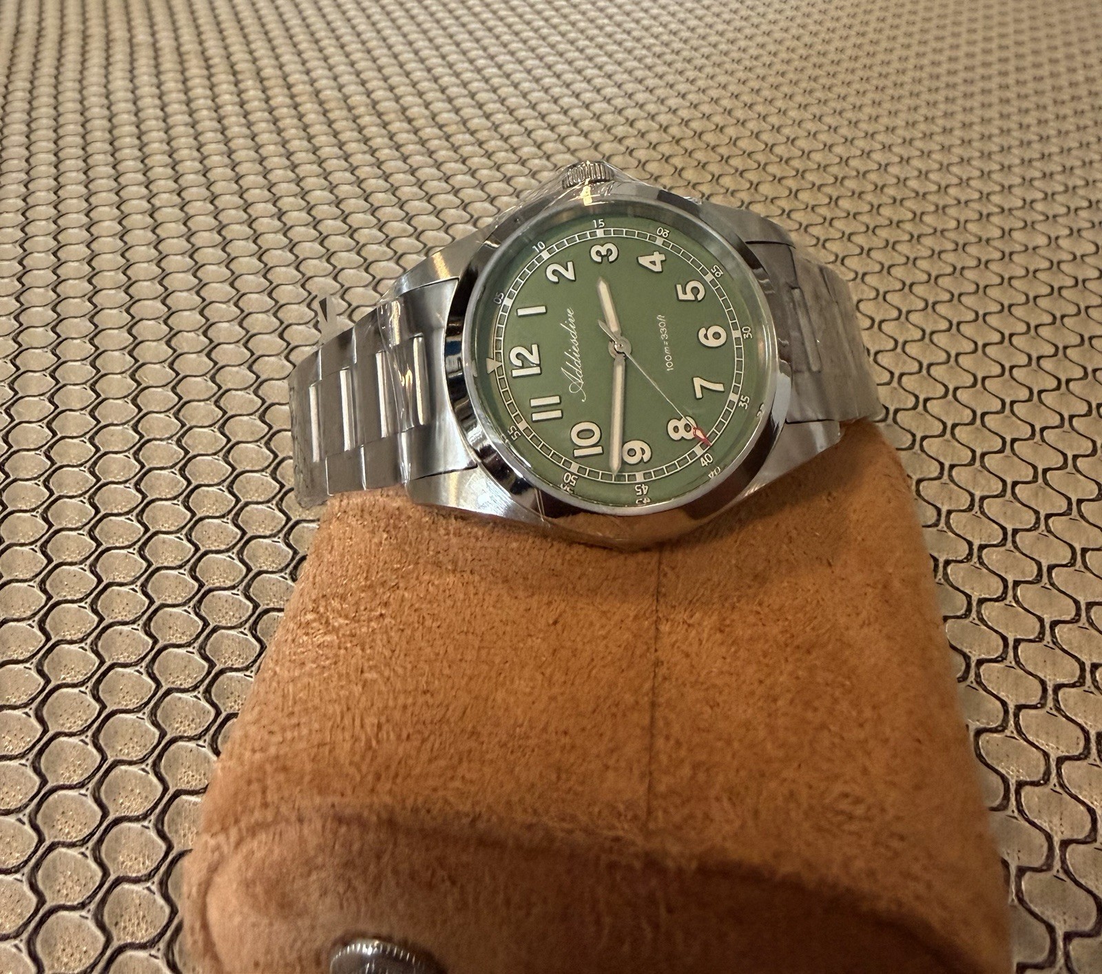 Addiesdive AD2521 Green Dial Luxury Field Watch – 37mm Sapphire – 100M – NEW