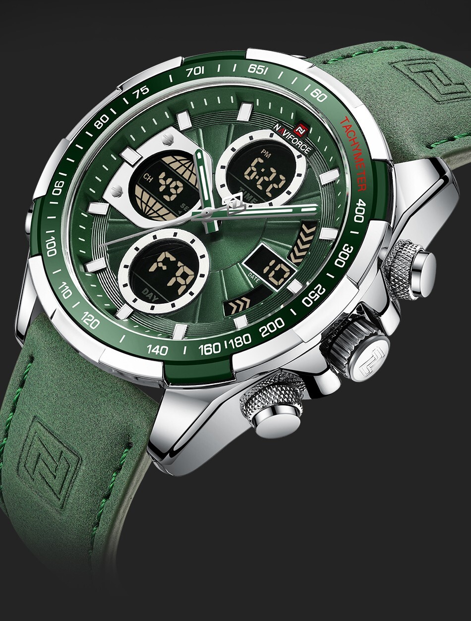 NAVIFORCE Waterproof Men Military Watch Luxury Sports Multifunctional Wristwatch