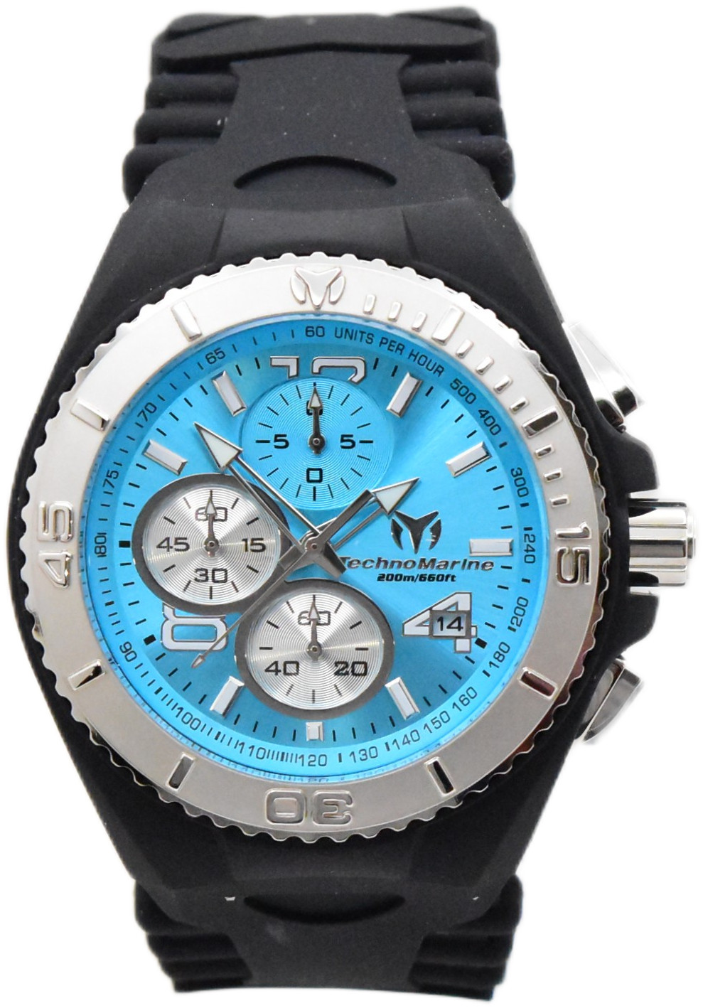 TechnoMarine Cruise JellyFish Men’s 46mm Blue Dial Chrono Watch TM-125041