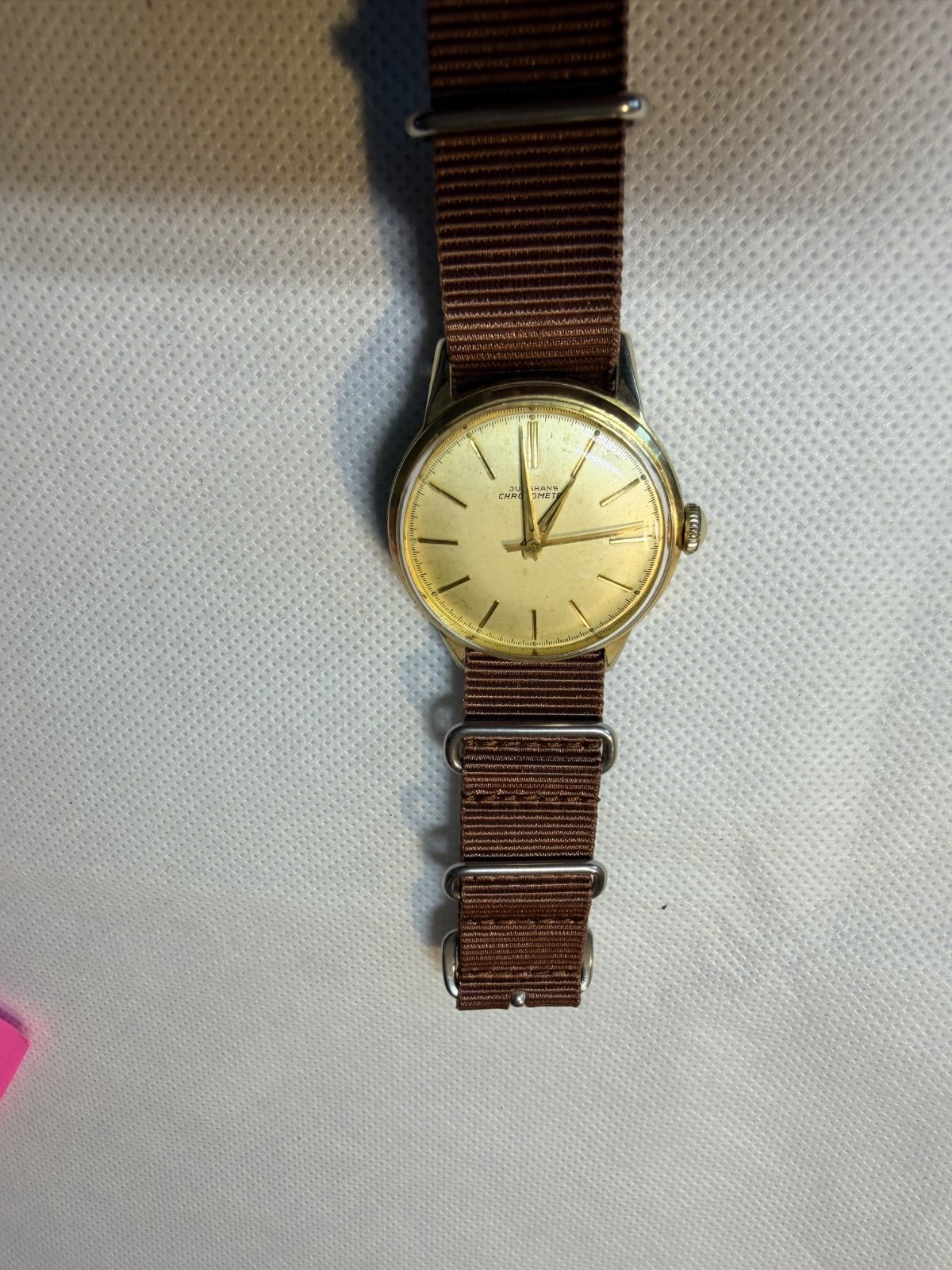 JUNGHANS CHRONOMETER Gold Plated – CAL J 82/1 Caliber 682.72 (1951-1960)