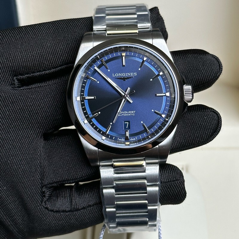 New Longines Conquest 2023 41mm Blue Dial Steel Men’s Watch L38304926