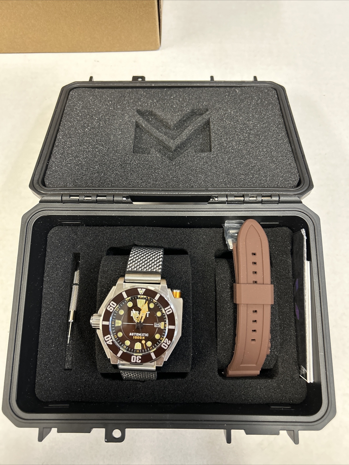 RGMT TORPEDO AUTOMATIC DIVER Stainless Steel 51mm Wristwatch RG-8027-88