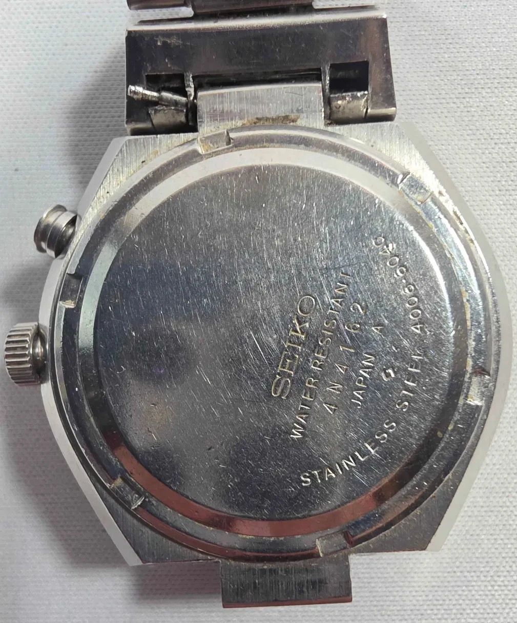 Vintage Seiko Bell-Matic Automatic Blue Alarm Watch Running – SD Padres Engraved