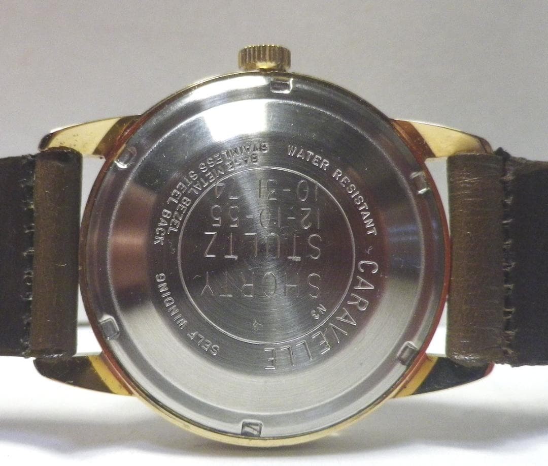 70’s Antique CARAVELLE Watch Novelty rare
