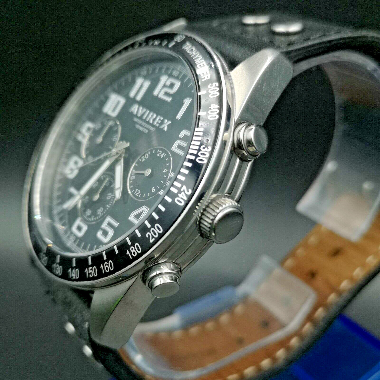 Nice AVIREX Chronograph Mens Watch. AX007M