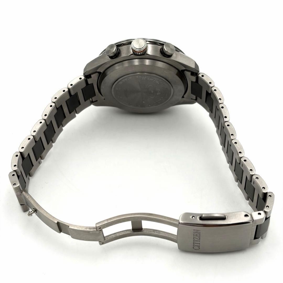 CITIZEN ATTESA Act Line Watch CC3085 51L Eco Drive Solar Radio Men’s Titanium