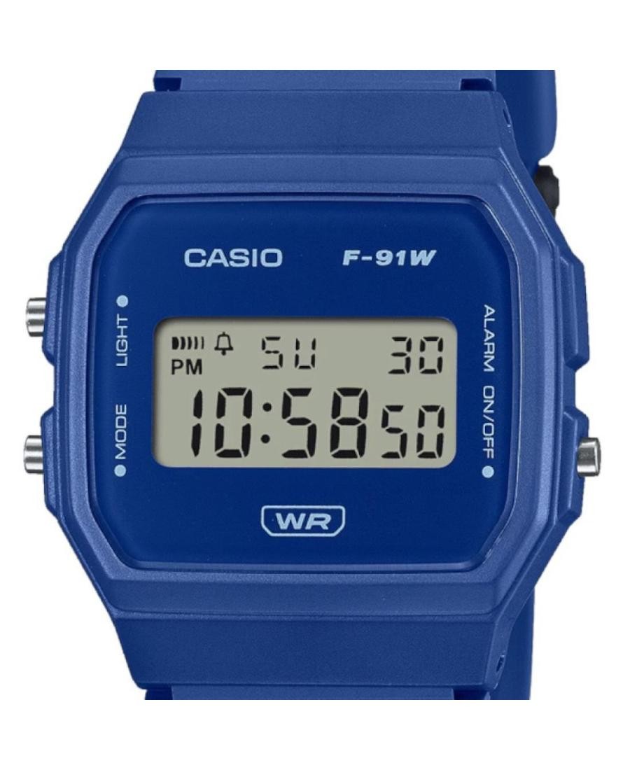 CASIO Men Digital Quartz Casual Watch Classic Dress Blue Dial Waterproof Rectang