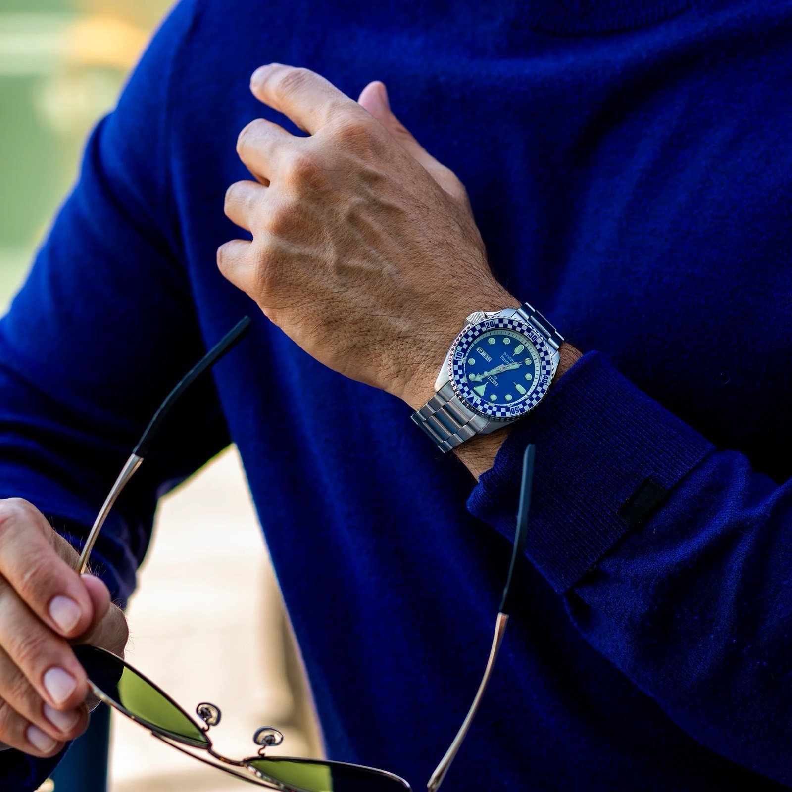 Limited Edition: Seiko 5 X Rowing Blazers X Wind Vintage SRPM19 – Blue 42mm
