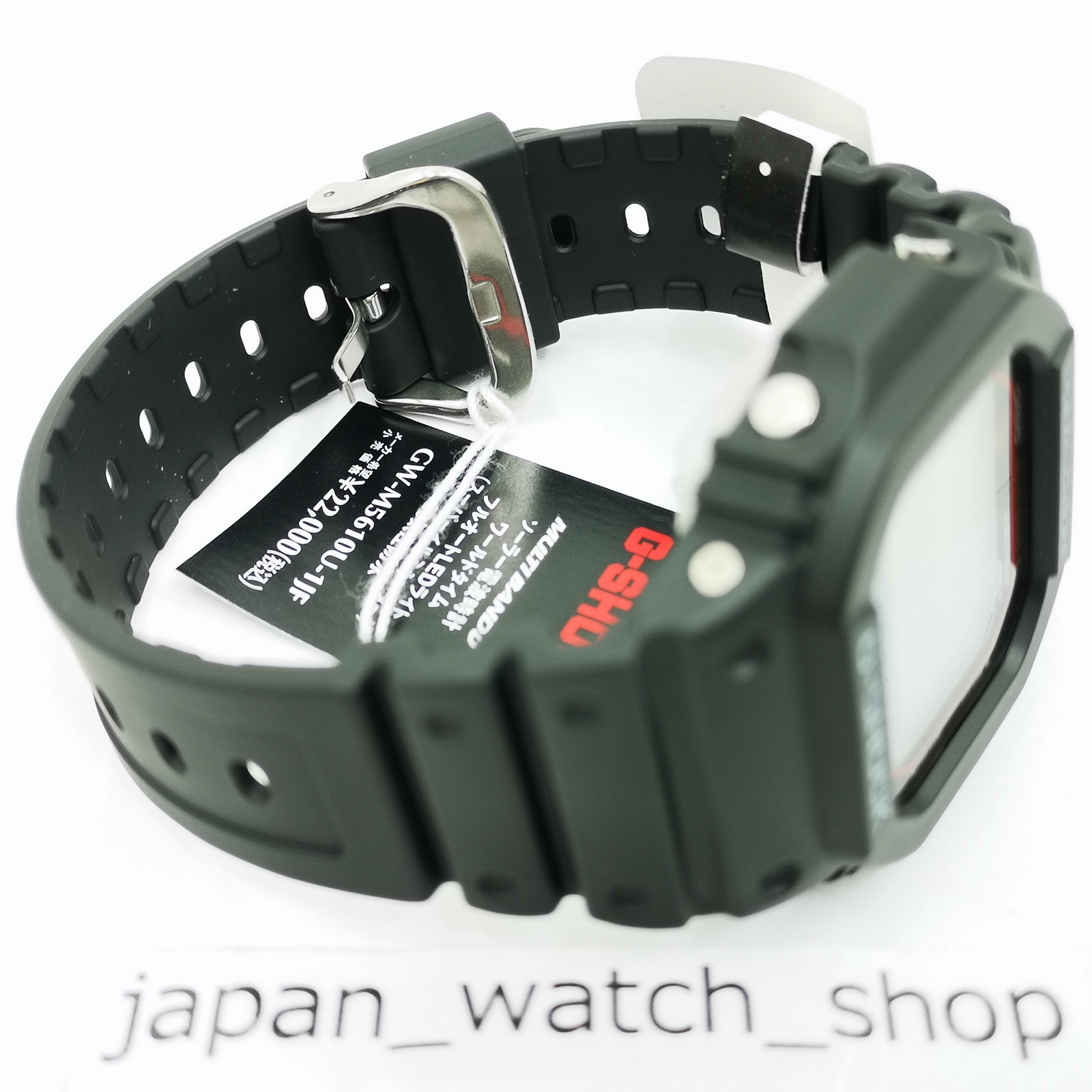 CASIO G-SHOCK GW-M5610U-1JF Black Red Waterproof Solar Men’s Watch New in Box