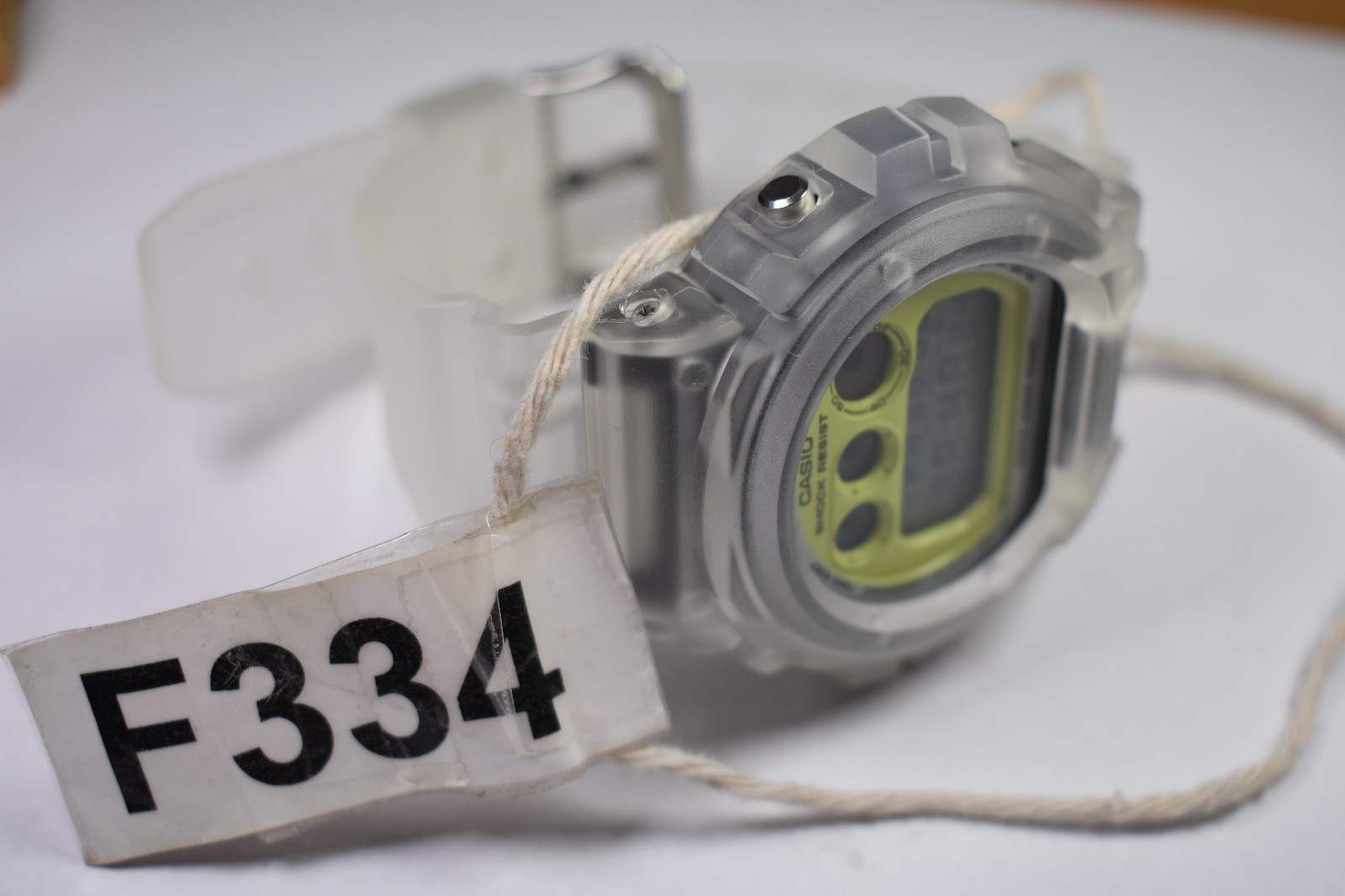 MODIFIED Casio G-Shock DW6900CS-1 (3230) Transparent/Clear Men’s Watch NEW BATT!