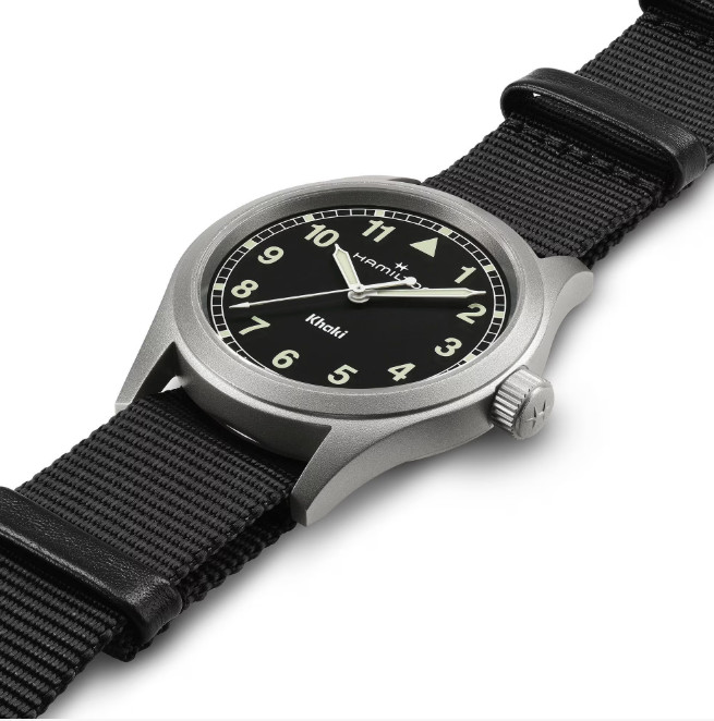 Hamilton Khaki Field Black Dial Quartz 38 mm Watch H69401430