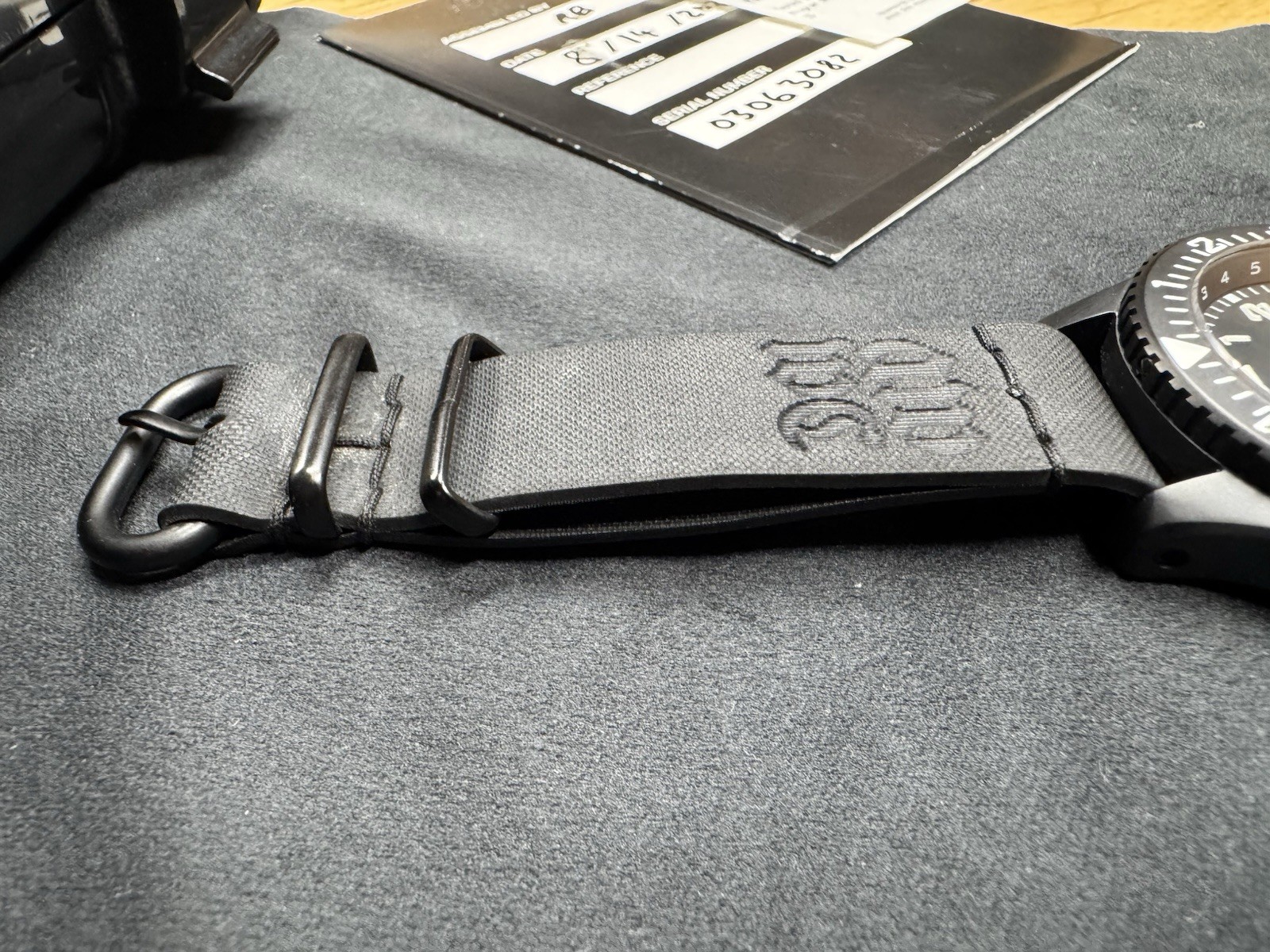 Sangin Kinetic II DLC Watch w/ Rare AWWC Decon Strap | Serviced 2026 | SoCal