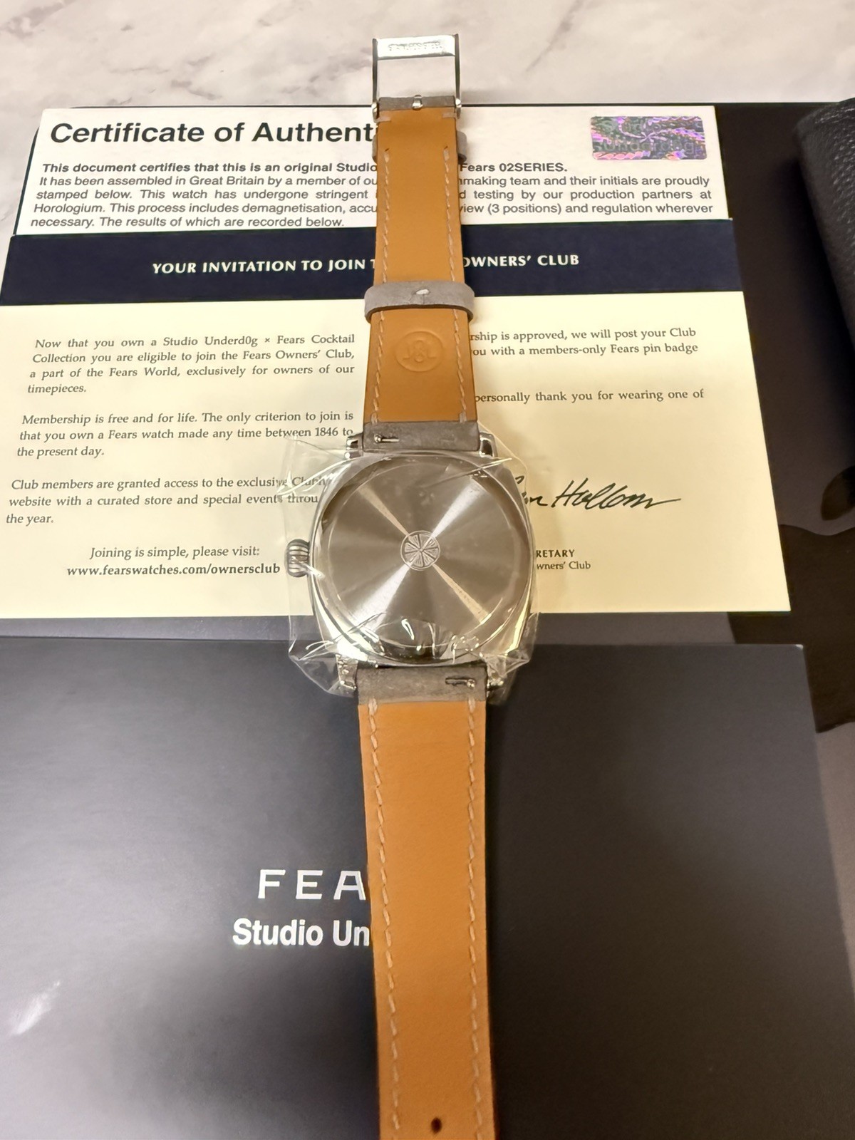 Fears x Studio Underd0g Mimosa 02 Series Watch – Full Set – Unworn – Limited