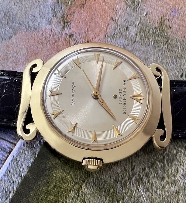 Rare Find Vintage Men’s Baume & Mercier 14K Solid Gold – Fancy Lugs – Automatic