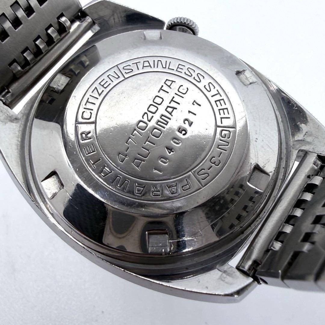 Rare CITIZEN Leopard Super Beat 8 24J Auto Day Date Silver Dial Vintage Japan