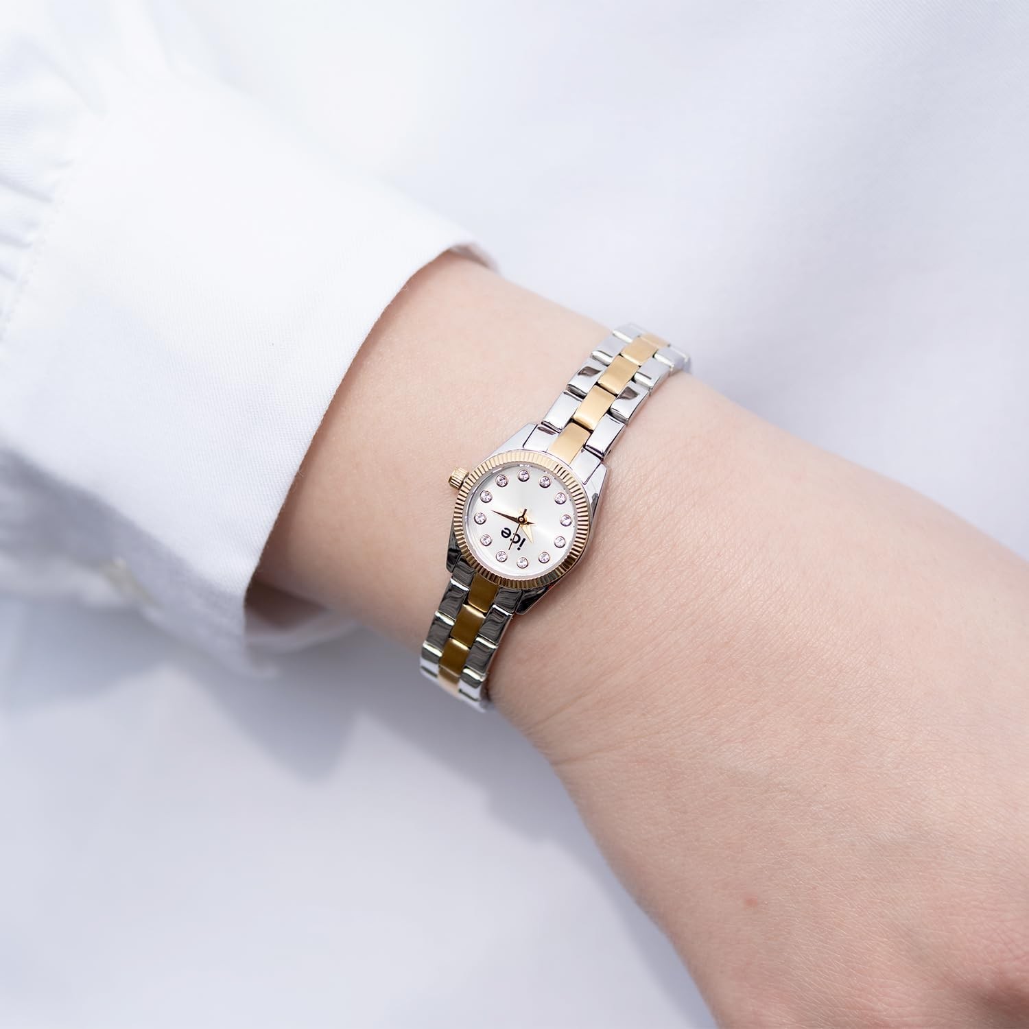 Ice Watch Multicolour Womens Analogue Watch Ice Mimi – Silver Gold 025537