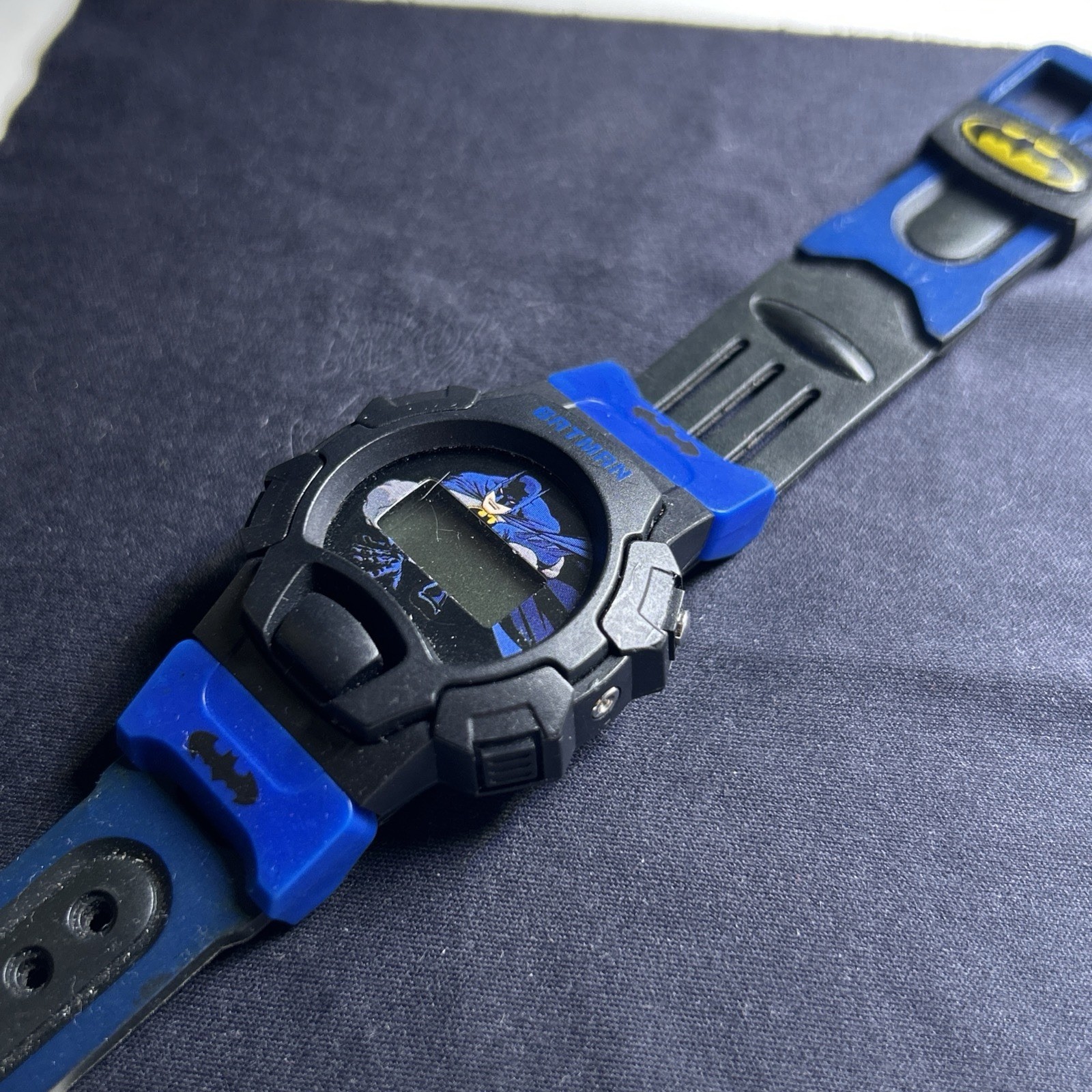 None Working Batman LCD Digital Animation Watch DC Comics