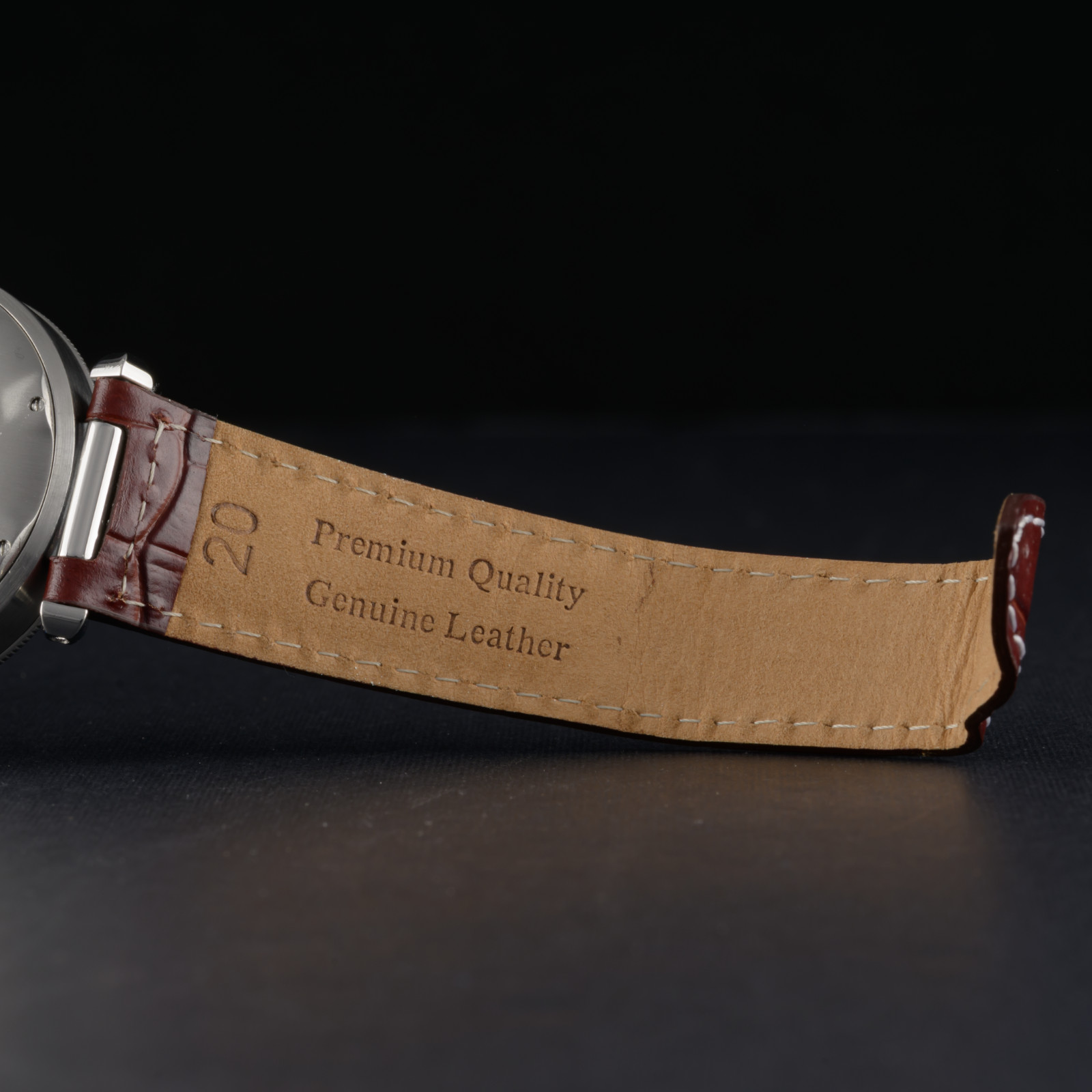 Serviced Cartier Pasha Chronograph 4030 Brown Dial 38mm Quartz Watch + Box