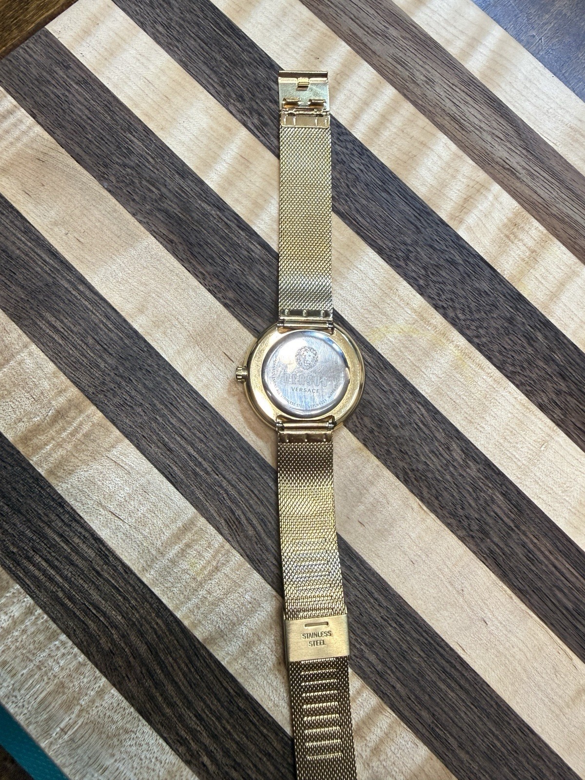 Versus Versace Womens Gold Bracelet Watch