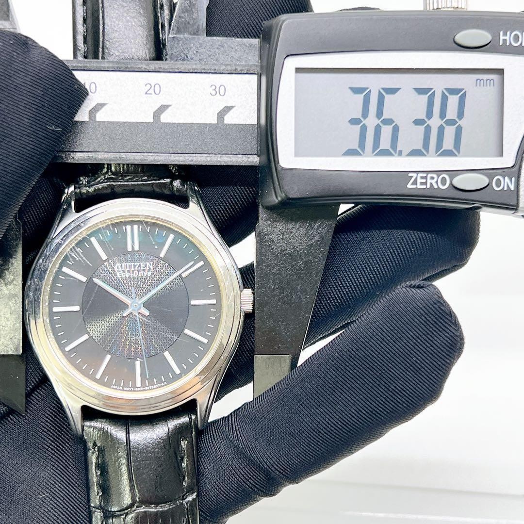 [Rare] Citizen Eco-Drive Black Solar Men’s Dress Watch