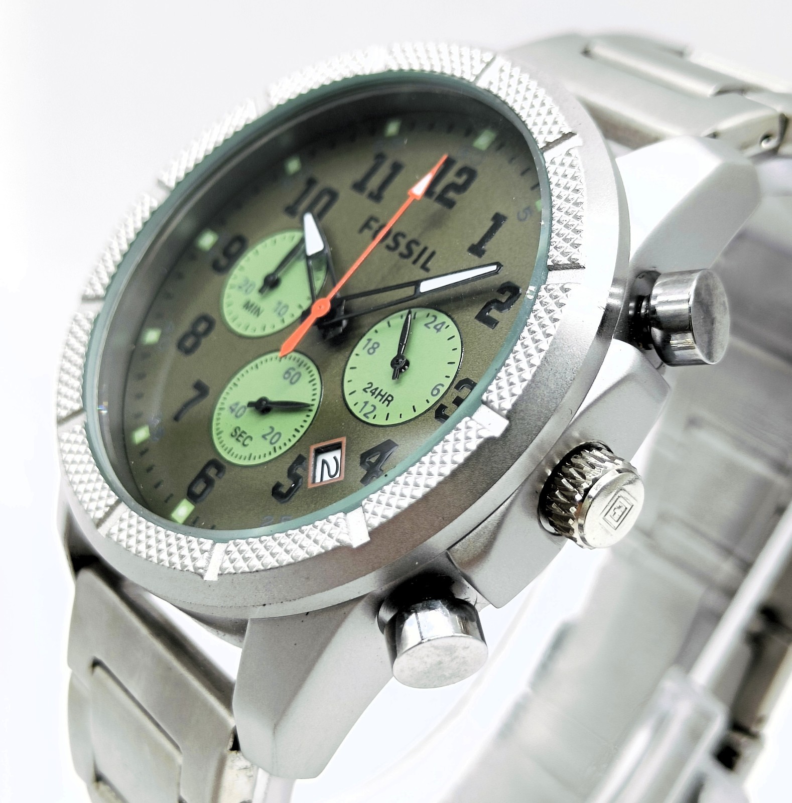 Fabulous Fossil Chronograph Date Indicator Quartz Analog Men’s Wrist Watch