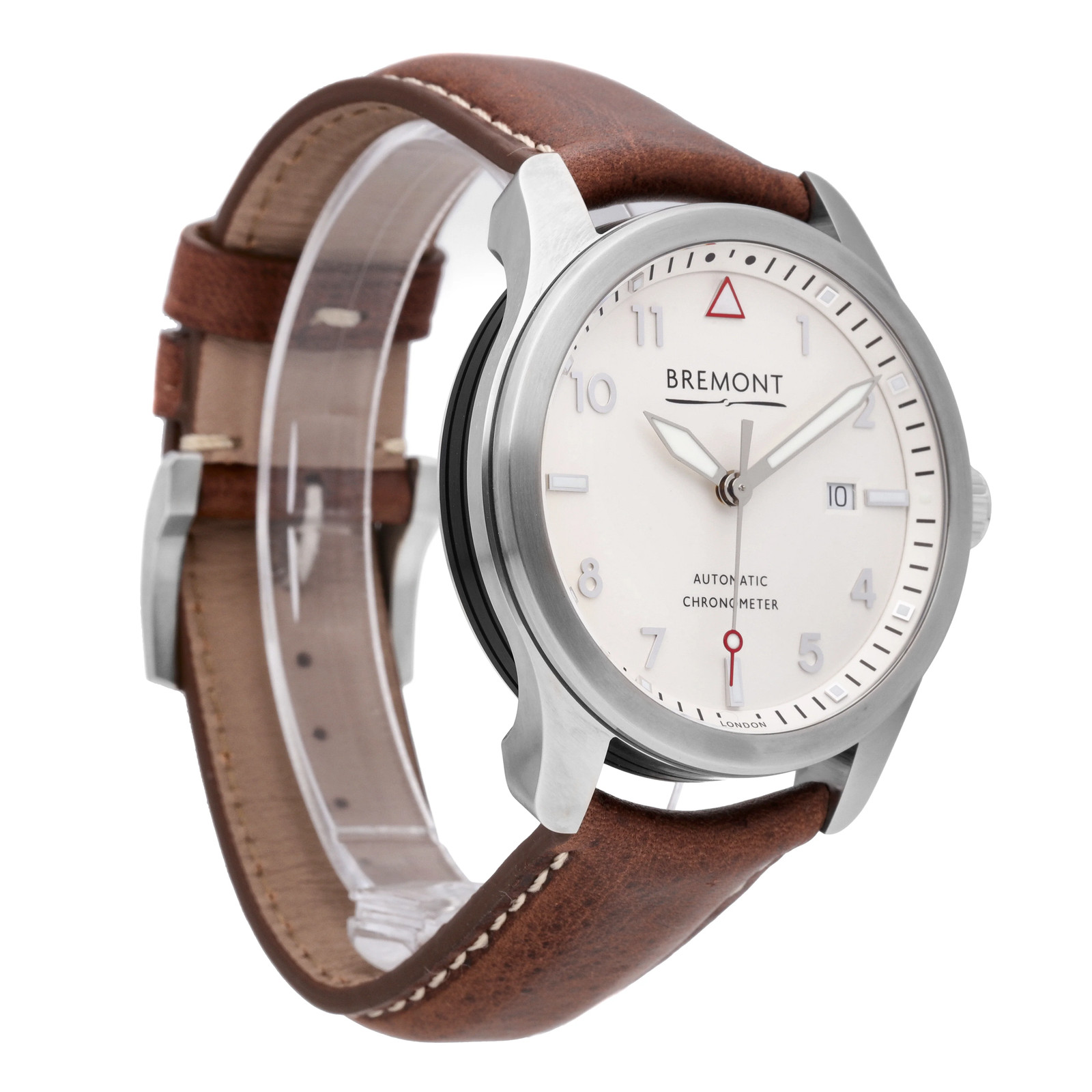 Bremont Solo 43 Stainless Steel White Dial 43mm Automatic Mens SOLO43-WS-R-S