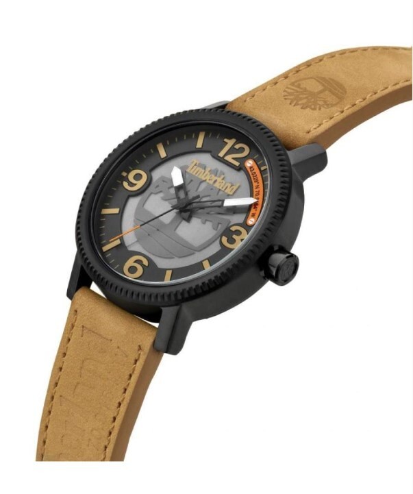 Timberland Classic Black Dial Light Brown Leather Strap Watch – TDWGA2101501