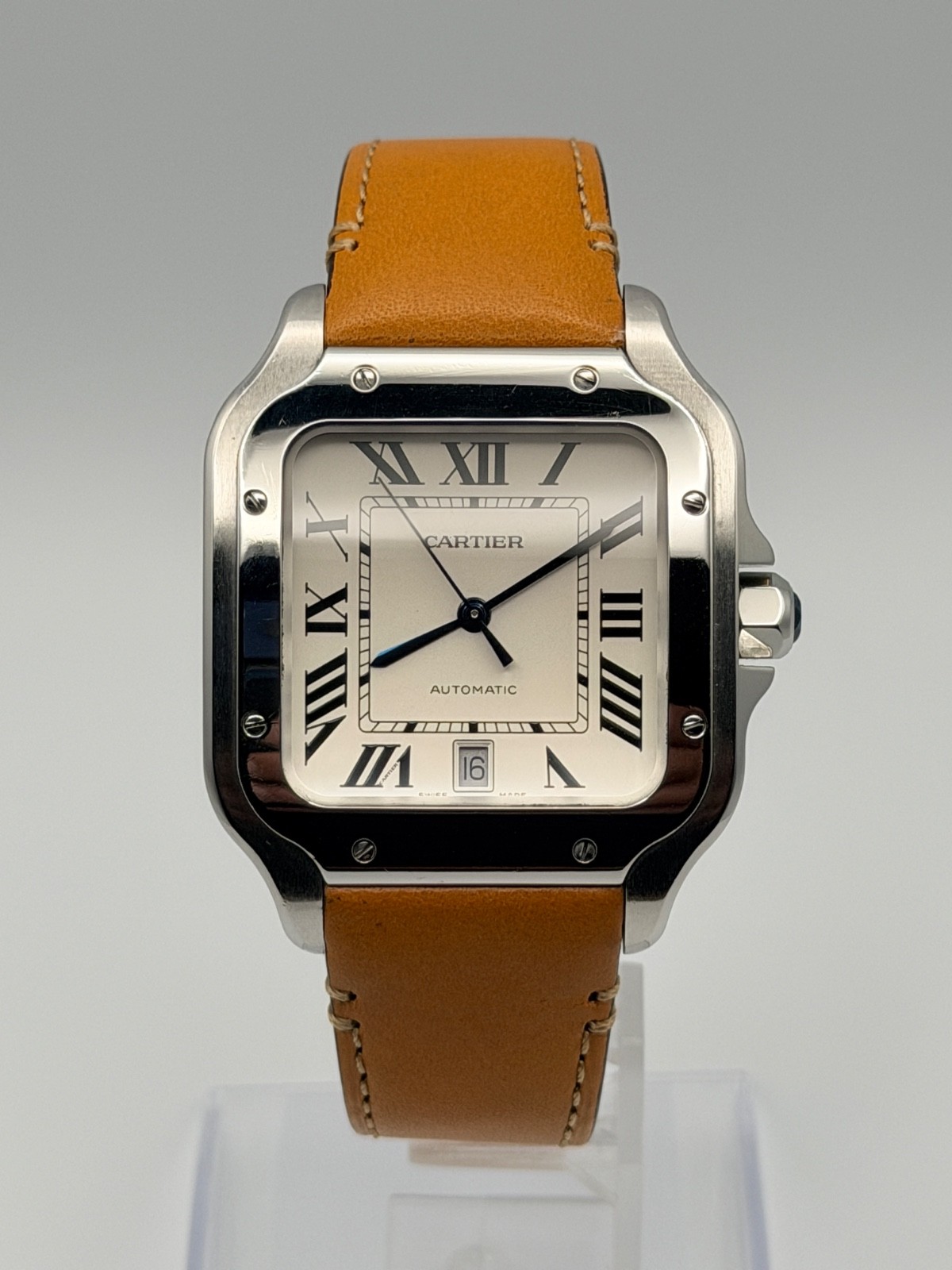 Santos de Cartier Large WSSA0018 | Full Set | 2 Extra Straps | Very Good