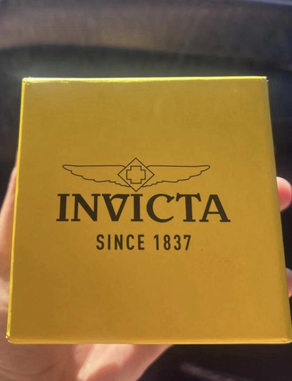Invicta Women’s Rose Gold Rectangle Pink Dial Quartz Watch w/ Box