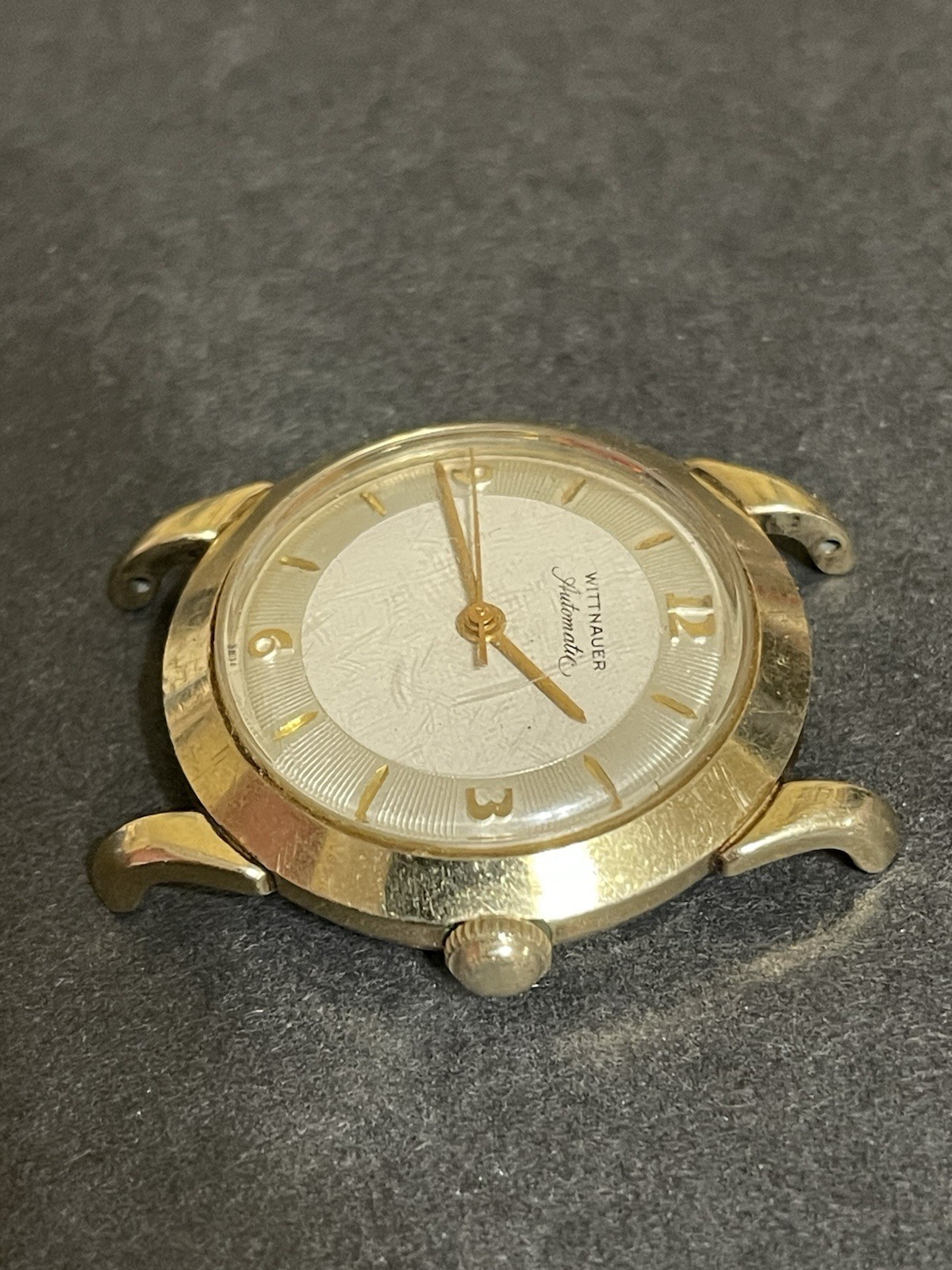 1950s Wittnauer Auto Wristwatch 10K G.F. 34mm 17J 2070-SW 11ARG Runs