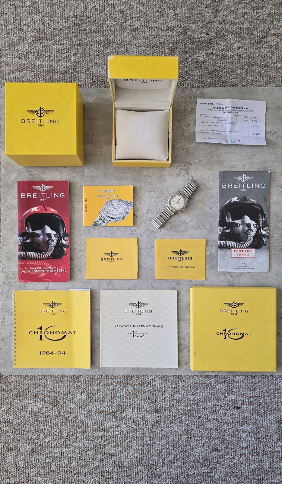 Limited Edition Breitling Chronomat, Rouleaux Bracelet – Serviced, Full Set!