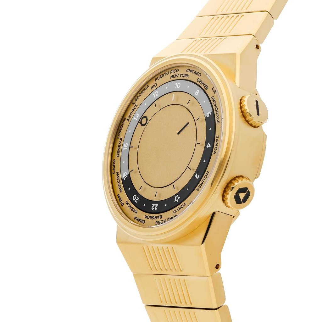 Alterum x Revolution The Worldtimer Grail Watch Yellow PVD 01 ALT 0001 0005