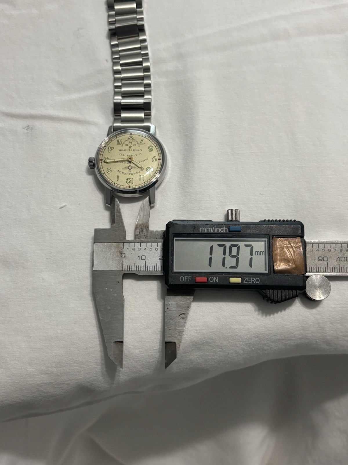Soviet vintage Pobeda Wrist Watch. Sturmanki Yuri Garagin Mechanical Watch.