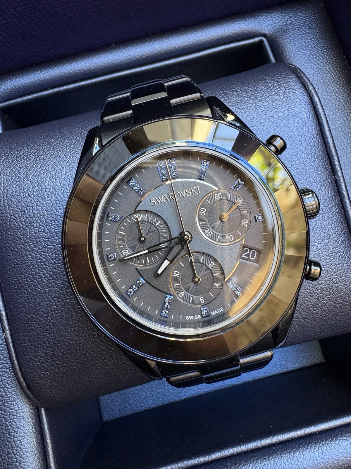 Swarovski Octea Lux Sports Watch Blue *PLEASE SEE DESCRIPTION*