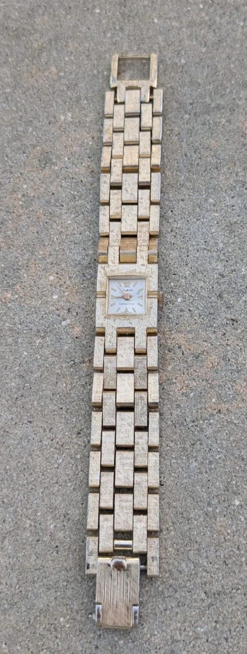 Vintage 1950s Sheffield Gold Tone 1 Jewel Manual Watch