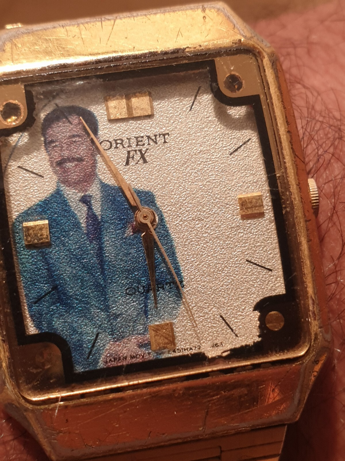1980’S SADDAM HUSSIEN PRESIDENT WATCH SPECIAL MEMORIAL RARE Orient