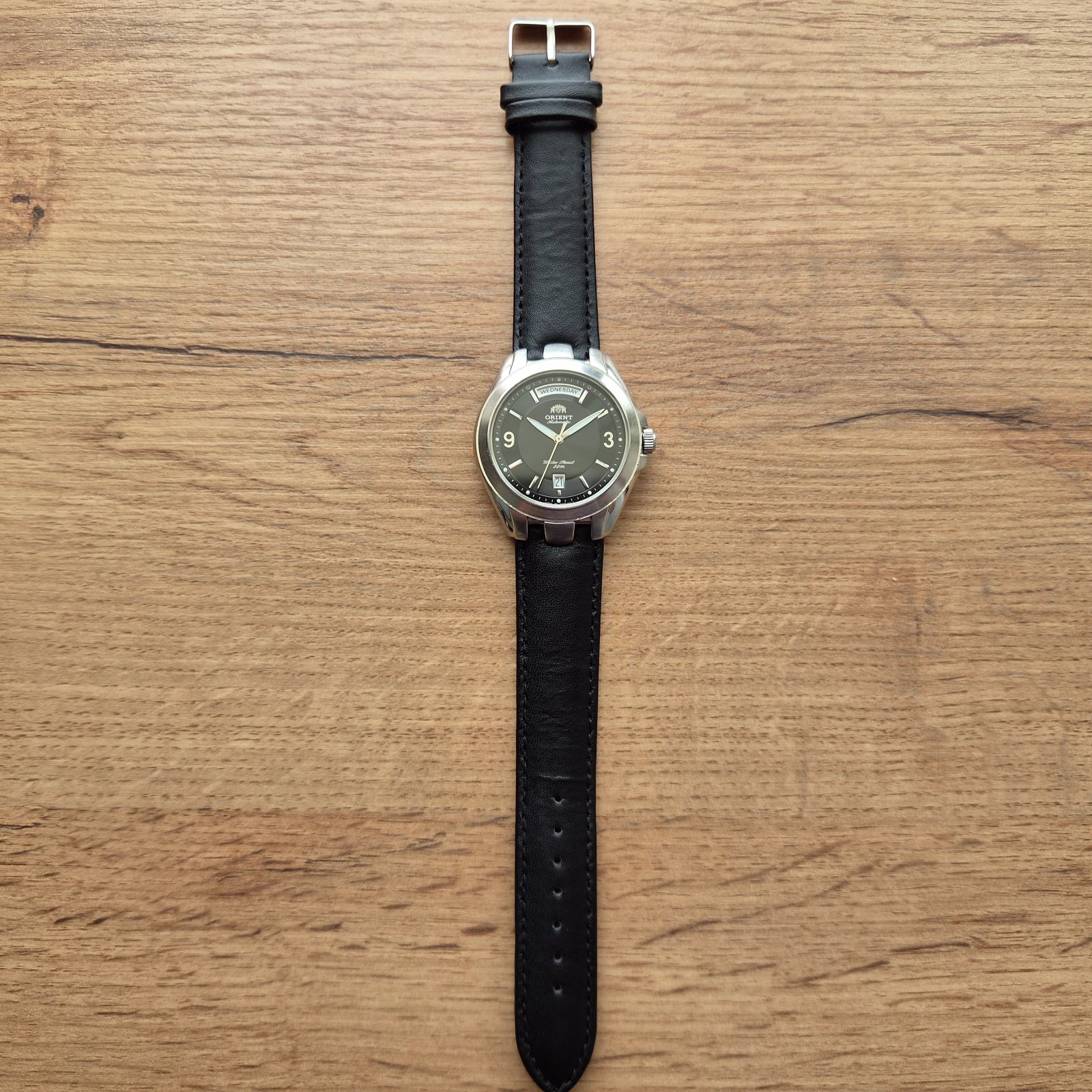 Rare Orient President day date Mechanical Automatic Japan Watch black watch