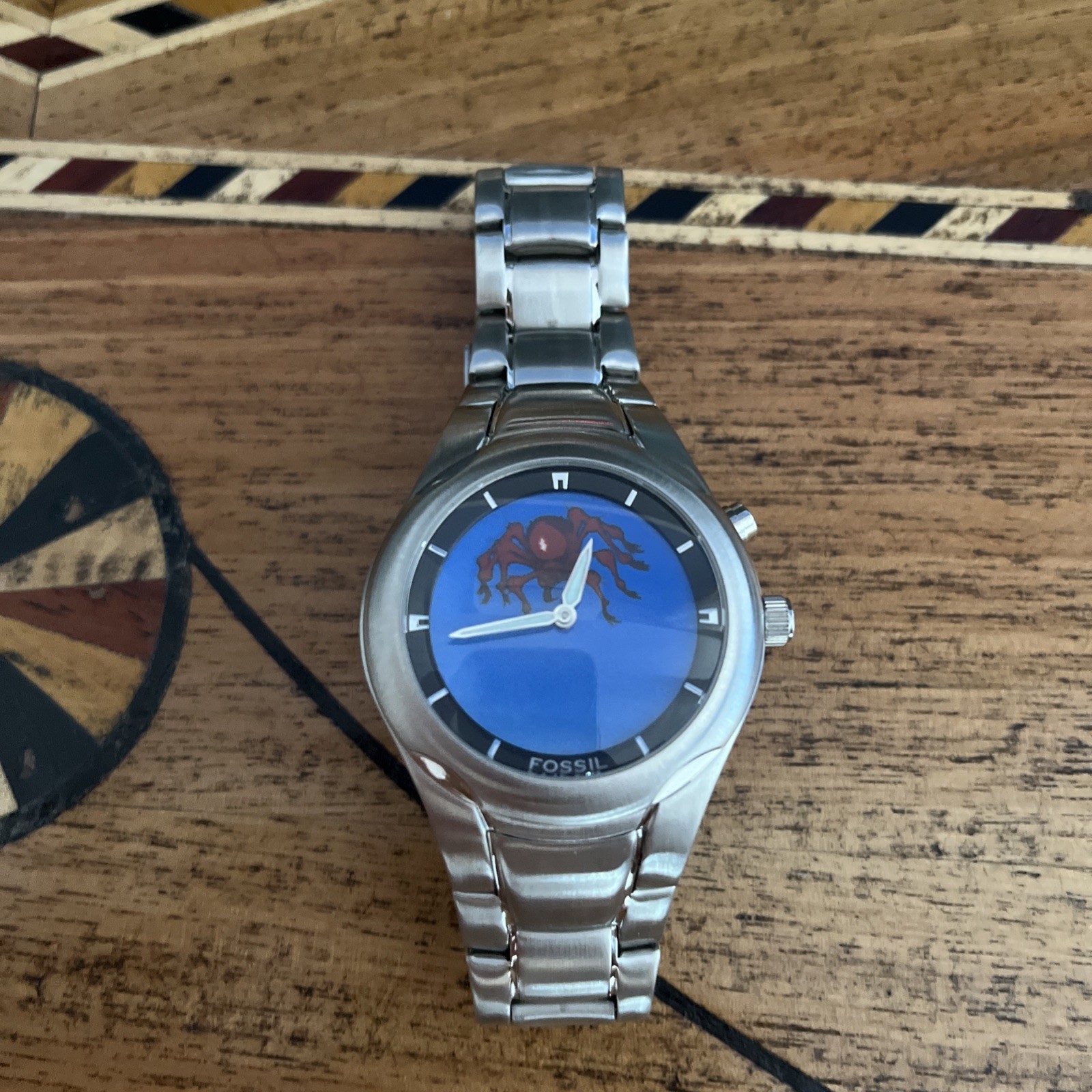 Fossil Big Tic Spider JR-8652 Animated Vintage Y2K Watch – NOS / Mint with Box