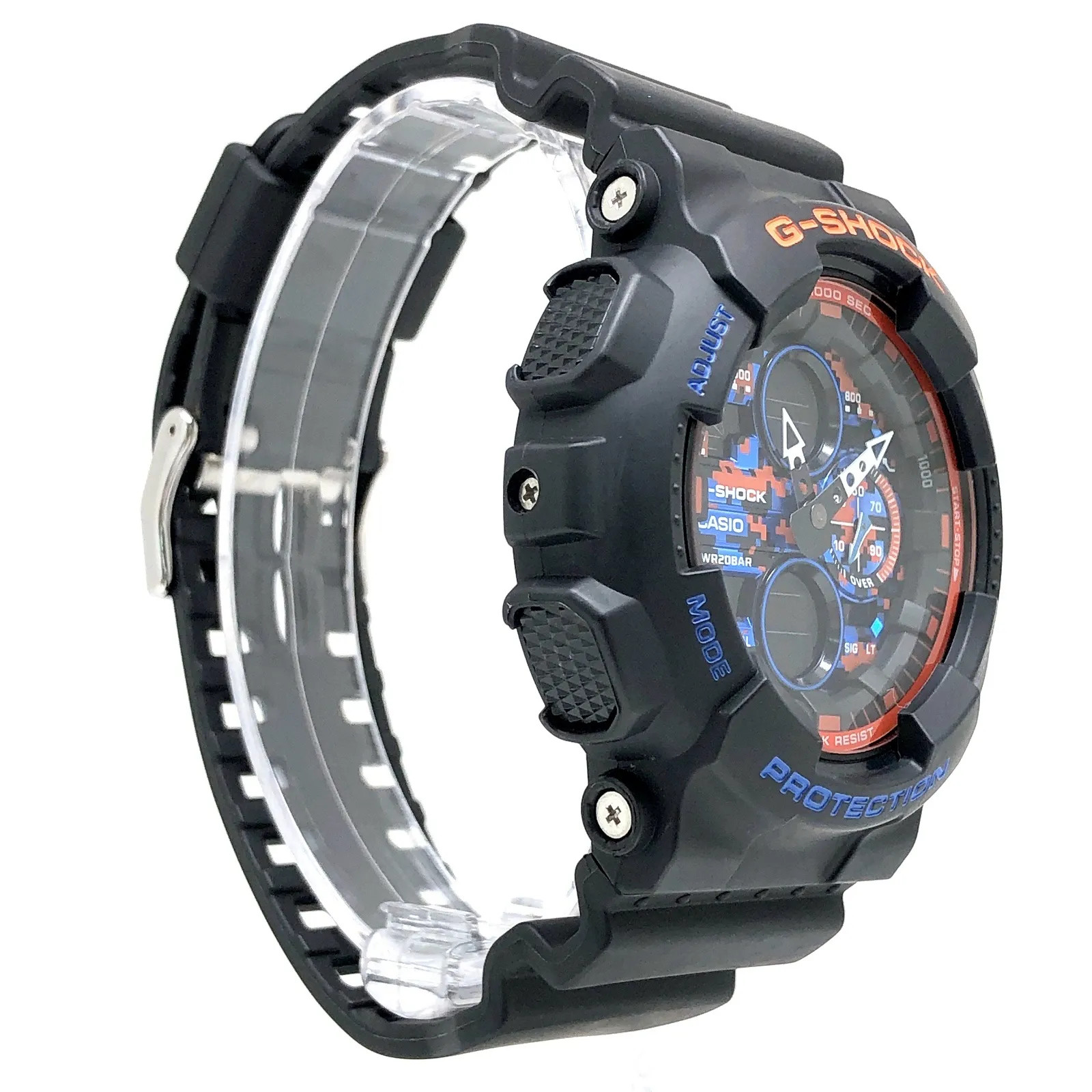 G-SHOCK GA-140CT-1A City Camouflage Series Big Case Black Blue Orange Released F