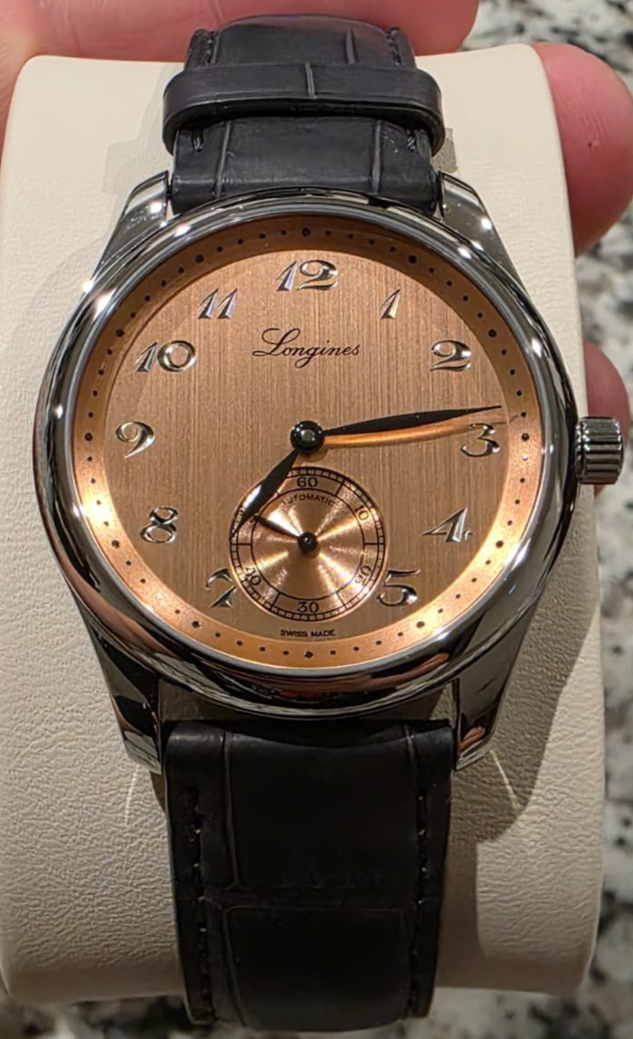 Longines Master Collection 38.5mm Men’s Watch L2.843.4.93.2 Salmon Dial