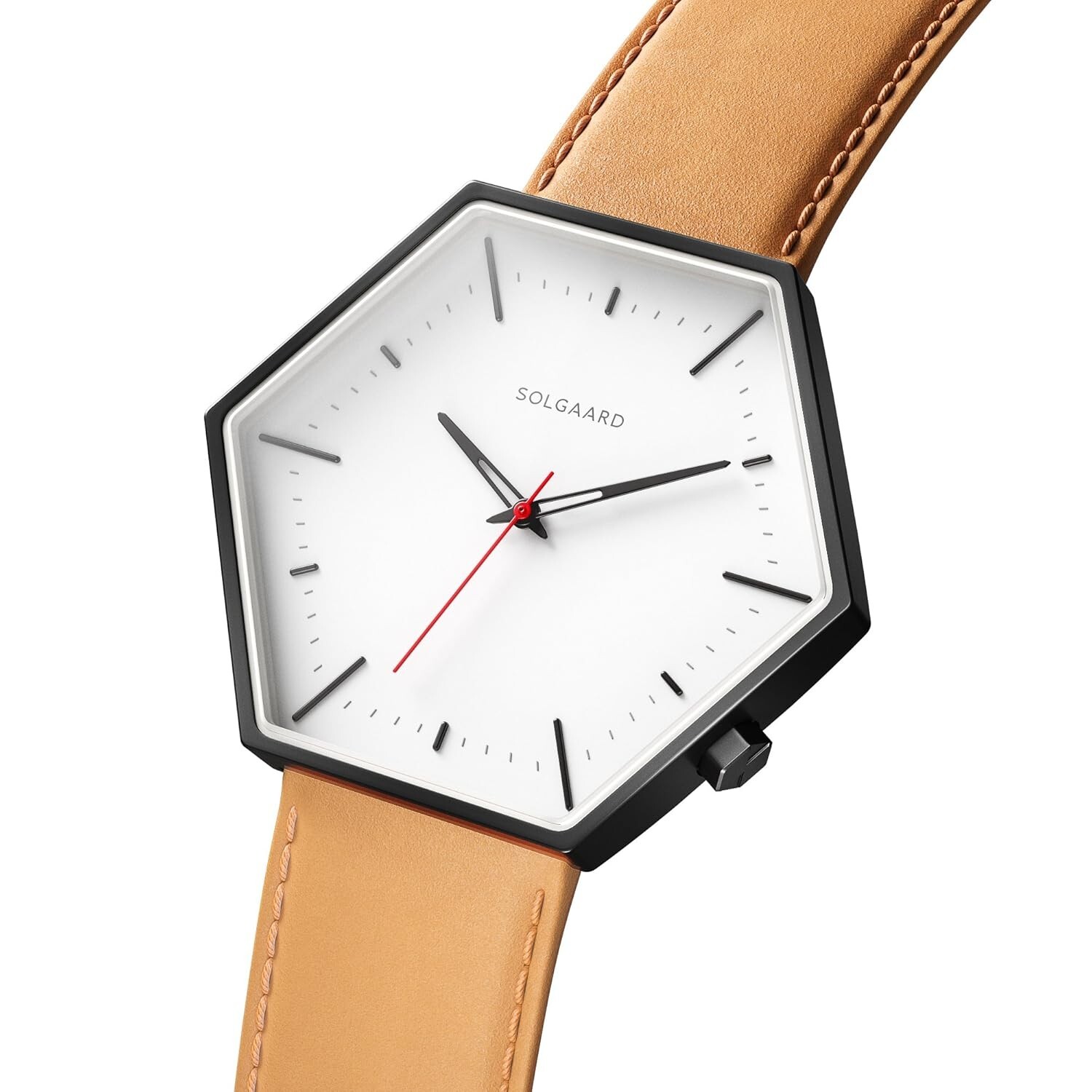 SOLGAARD HEX WRISTWATCH THE CONDUCTOR ONE GENUINE LEATHER ANALOG MEN WOMEN WATCH