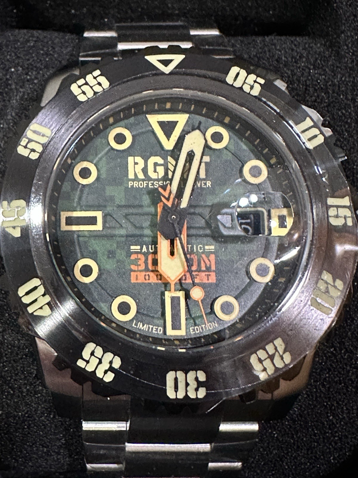 Brand New RGMT OHIO Men’s Automatic Camo Watch LIMITED EDITION #68/100 $1,300
