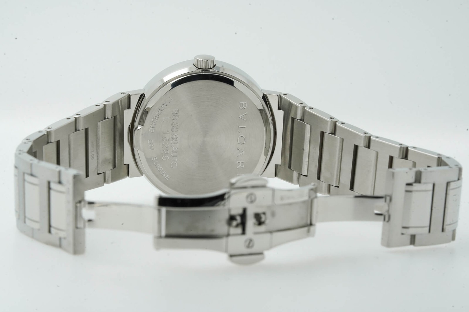 Bulgari Bvlgari BB38SSAUTO BB 38 SS AUTO Automatic 38mm Black Dial 03/2009 12…