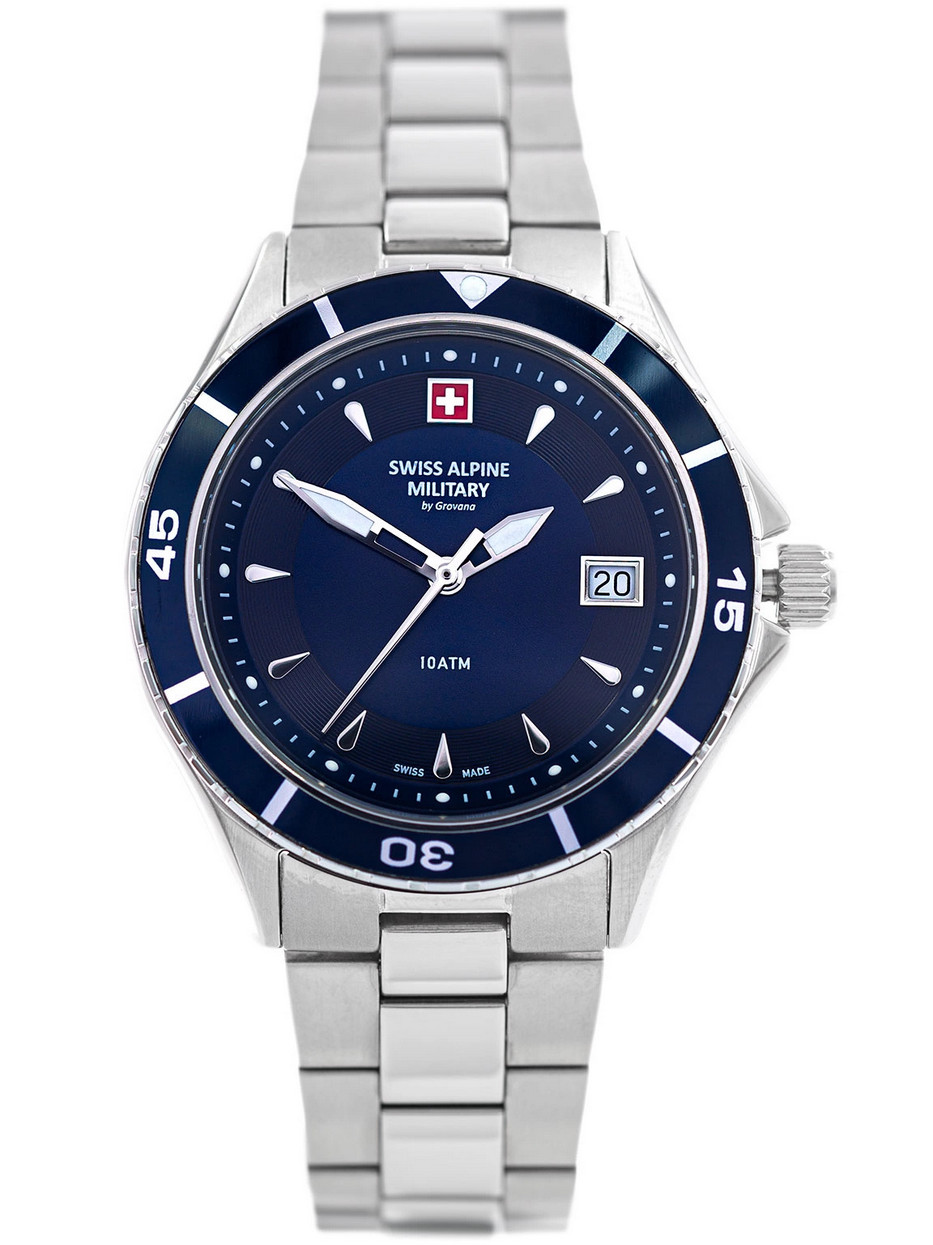 Swiss Alpine Military Swiss Made Blue Dial Women’s Watch 7740.1135